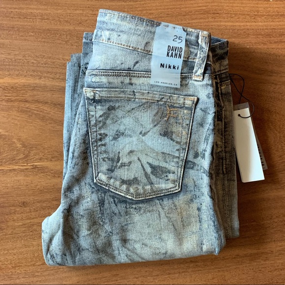 NWT David Kahn Radioactive Skinny Jeans 25 0 - Picture 2 of 9